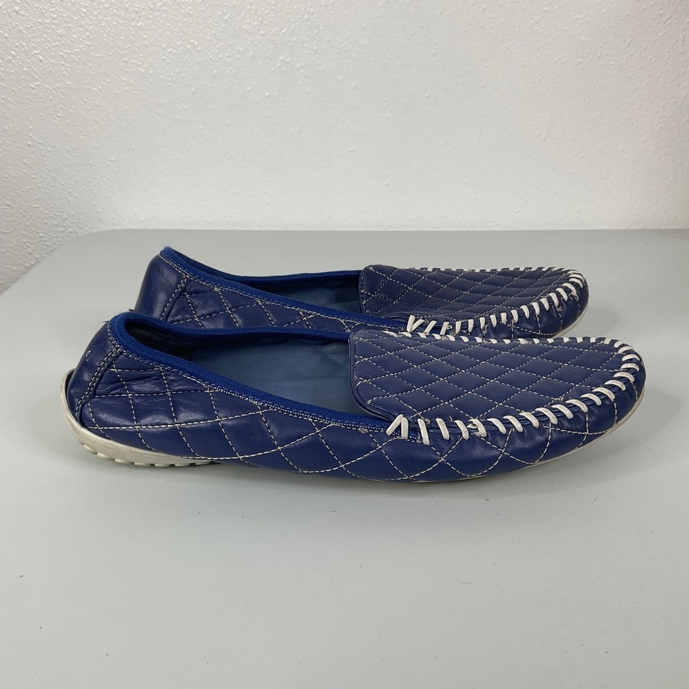Robert Zur Quana Royal Blue Quilted Driving Loaders Size‎ 9